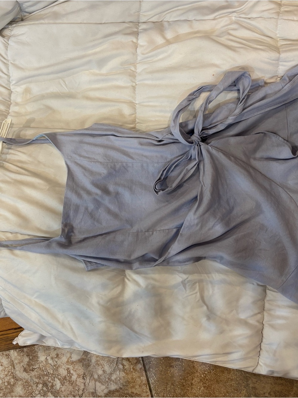 Princess Polly Light Blue Tie-Front Cami Dress